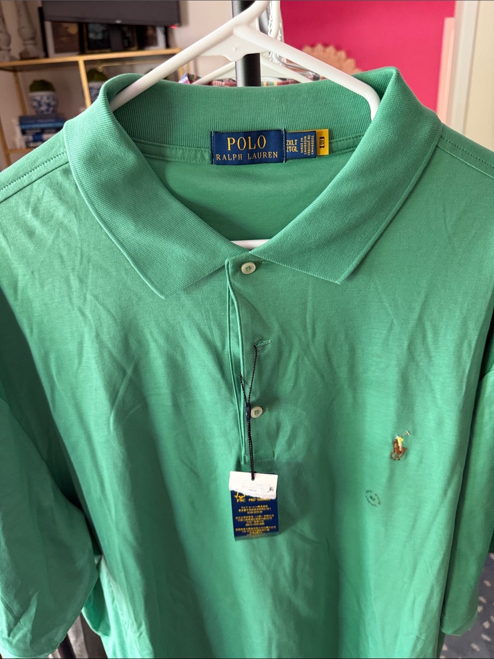 Polo by Ralph Lauren Mint Green Short-Sleeve Polo Shirt